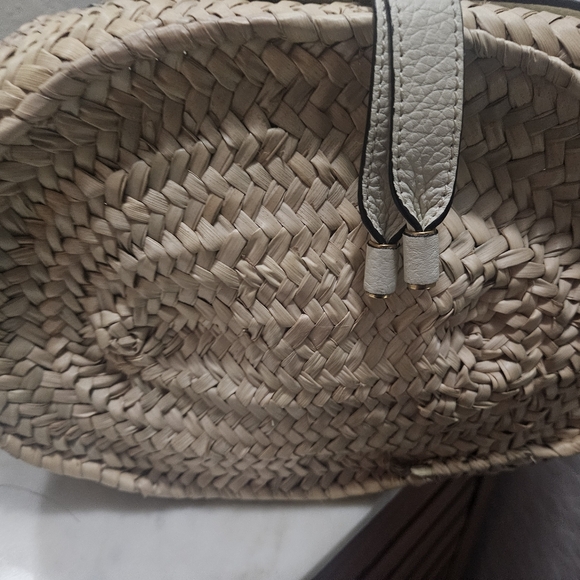 Chloe Marcie Basket Bag Raffia & Leather Medium - Picture 5 of 9